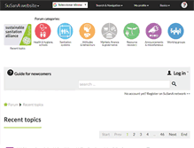Tablet Screenshot of forum.susana.org